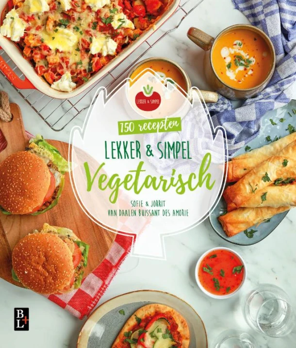 Lekker & simpel Vegetarische recepten – Sofie Chanou – boek cover