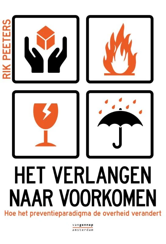 het verlangen naar voorkomen – Rik Peeters – boek cover