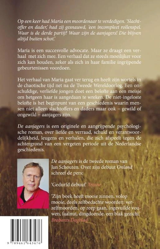 De aanjagers – Jan Schouten – boek cover