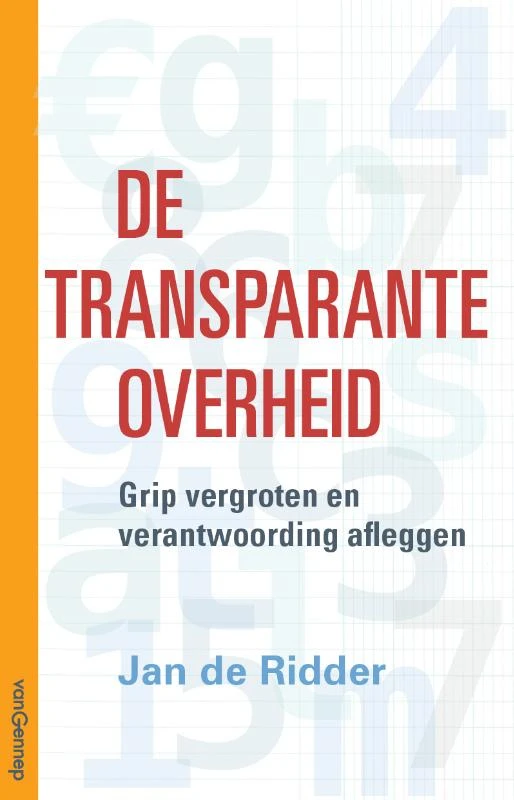 De transparante overheid – Jan de Ridder – boek cover