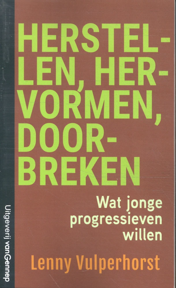 Herstellen, hervormen, doorbreken – Lenny Vulperhorst – boek cover