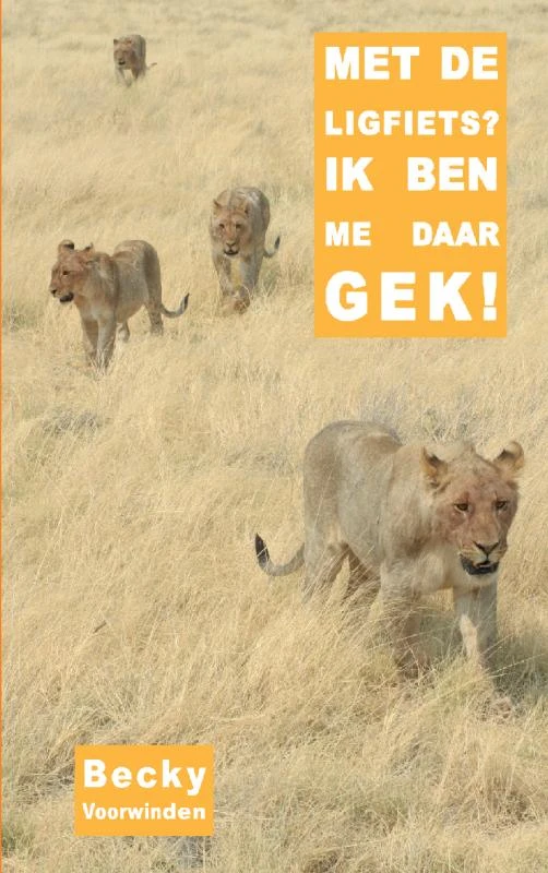 Met de ligfiets  Ik ben me daar gek!