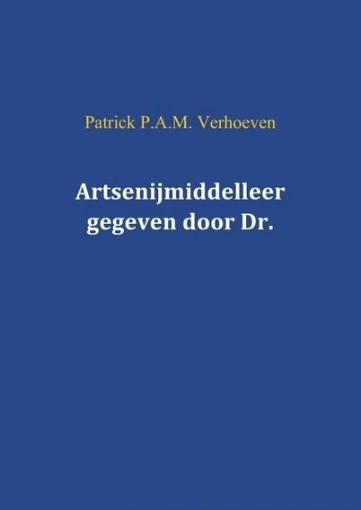 Artsenijmiddelleer door Dr. Ellerman – Patrick P.A.M. Verhoeven – boek cover