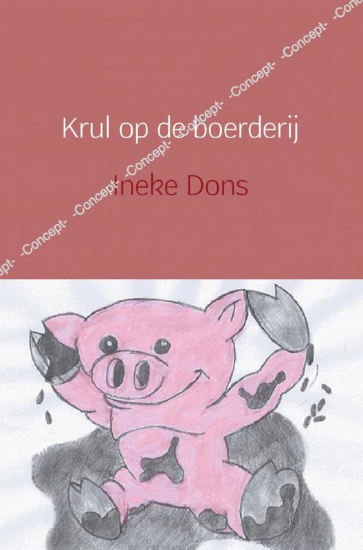 Krul op de boerderij – Ineke Dons – boek cover