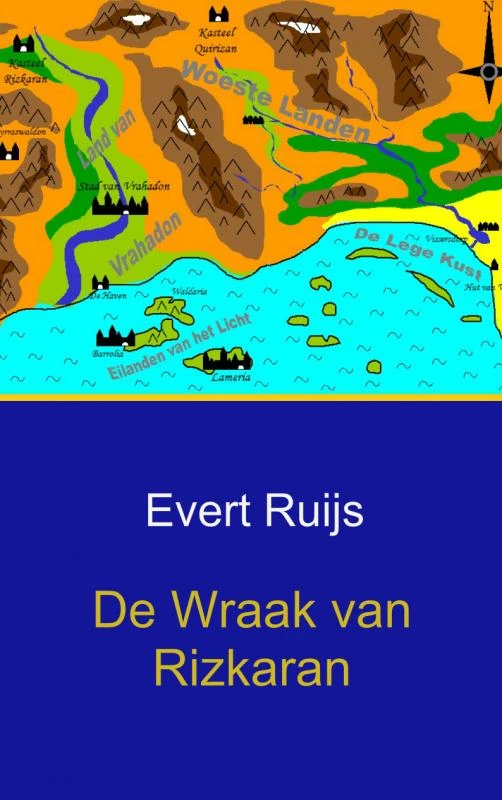 De Wraak van Rizkaran – Evert Ruijs – boek cover