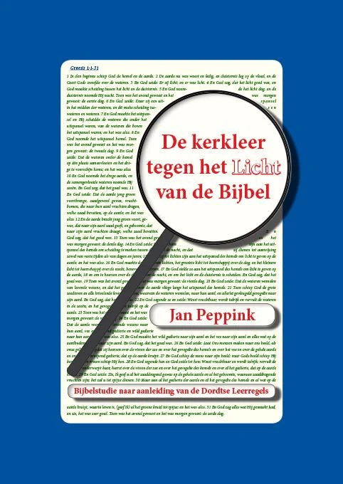 De kerkleer tegen het Licht van de Bijbel – Jan Peppink – boek cover