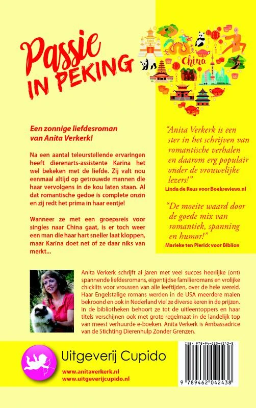 Passie in Peking – Anita Verkerk – boek cover