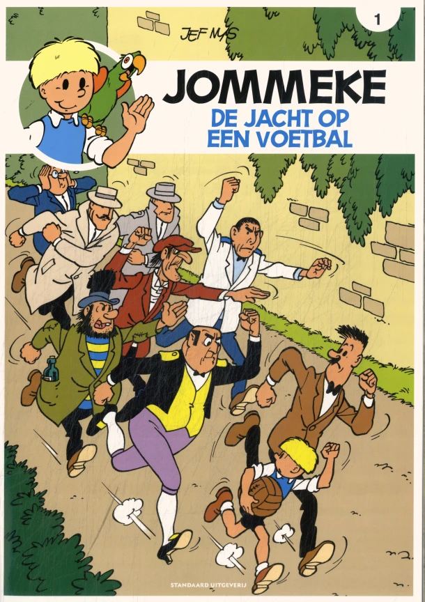 De jacht op een voetbal – Jef Nys – boek cover