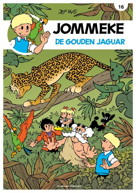 16 De gouden jaguar – Jef Nys – boek cover