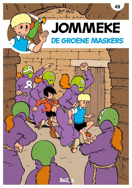 De groene maskers – Jef Nys – boek cover