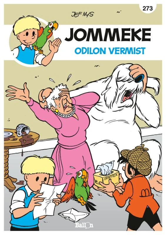 Odilon vermist – Philippe Delzenne – boek cover