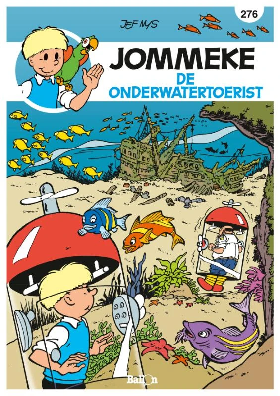 De onderwatertoerist – Philippe Delzenne – boek cover