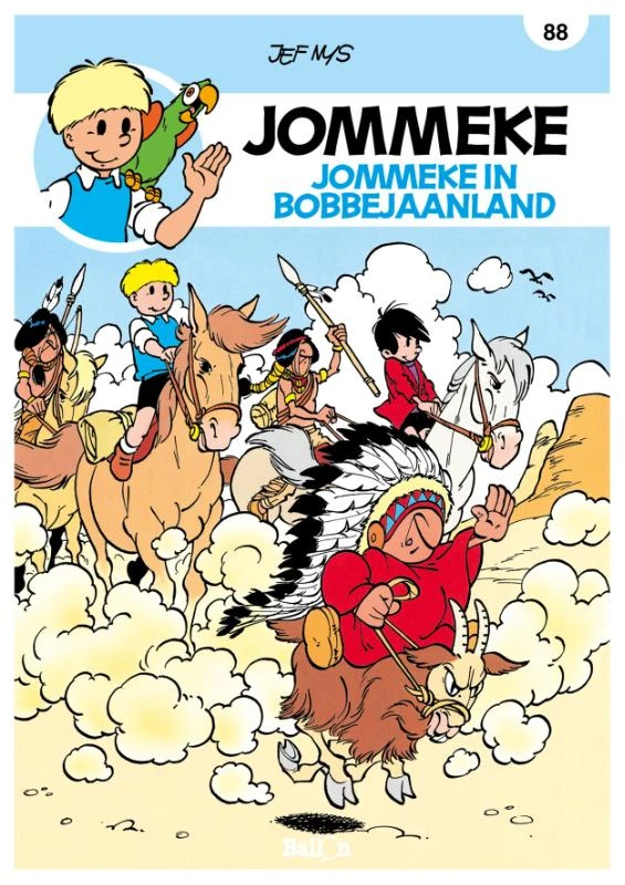 Jommeke in Bobbejaanland – boek cover