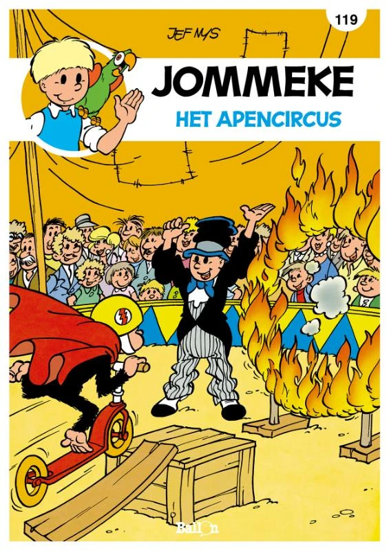 Het apencircus – Jef Nys – boek cover