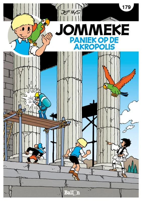 Paniek op de Akropolis – Jef Nys – boek cover