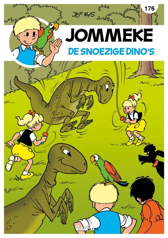 De snoezige dino's – Jef Nys – boek cover