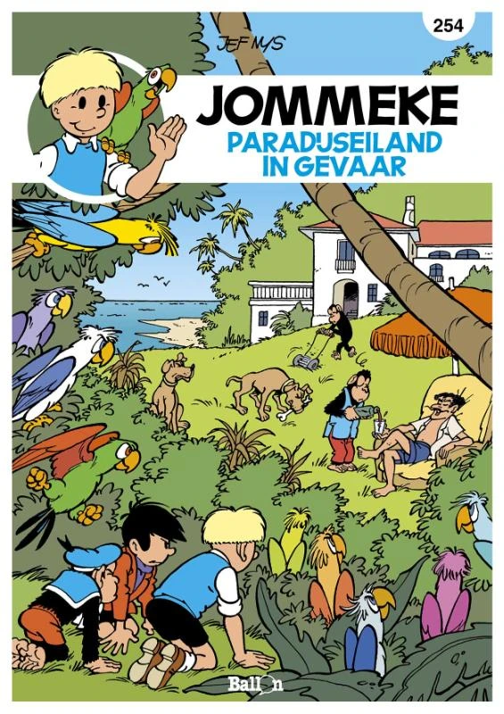 Paradijseiland in gevaar – Jef Nys – boek cover