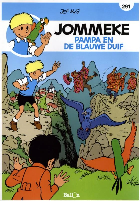 Pampa en de blauwe duif – boek cover