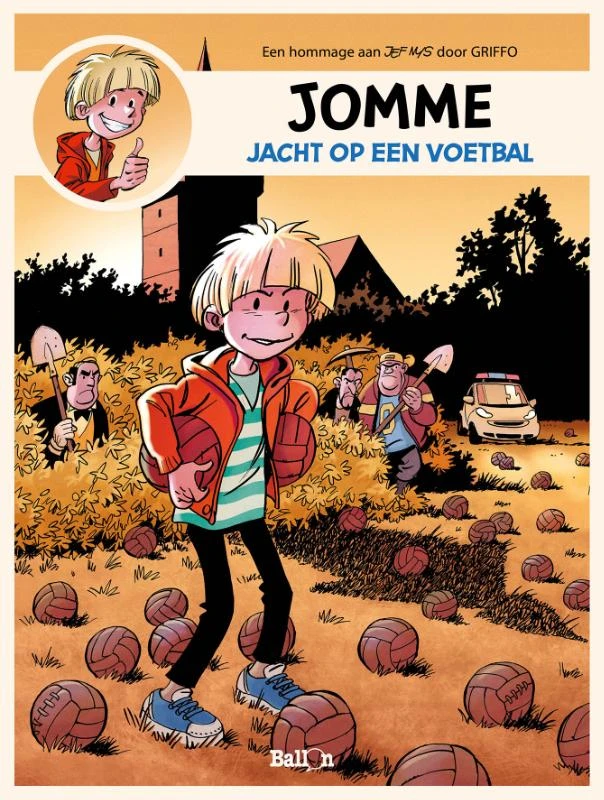 Jacht op een voetbal (door Griffo) – boek cover
