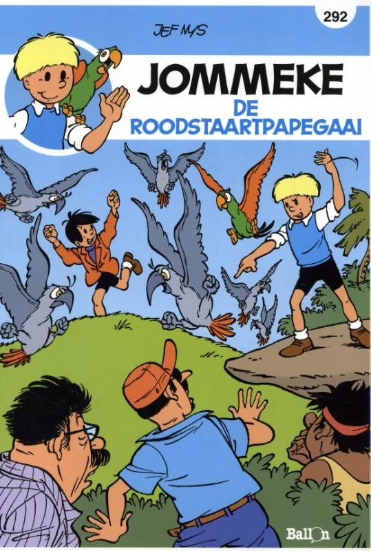 De roodstaartpapegaai – boek cover