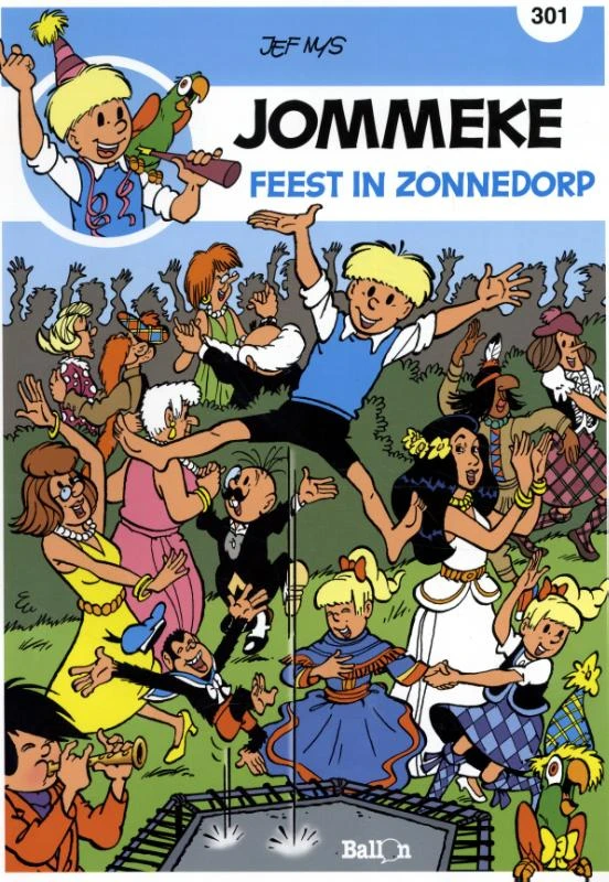 Feest in Zonnedorp – Philippe Delzenne – boek cover