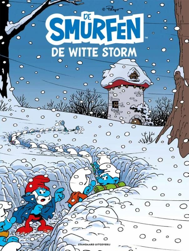 De smurfen en de witte storm – Peyo – boek cover