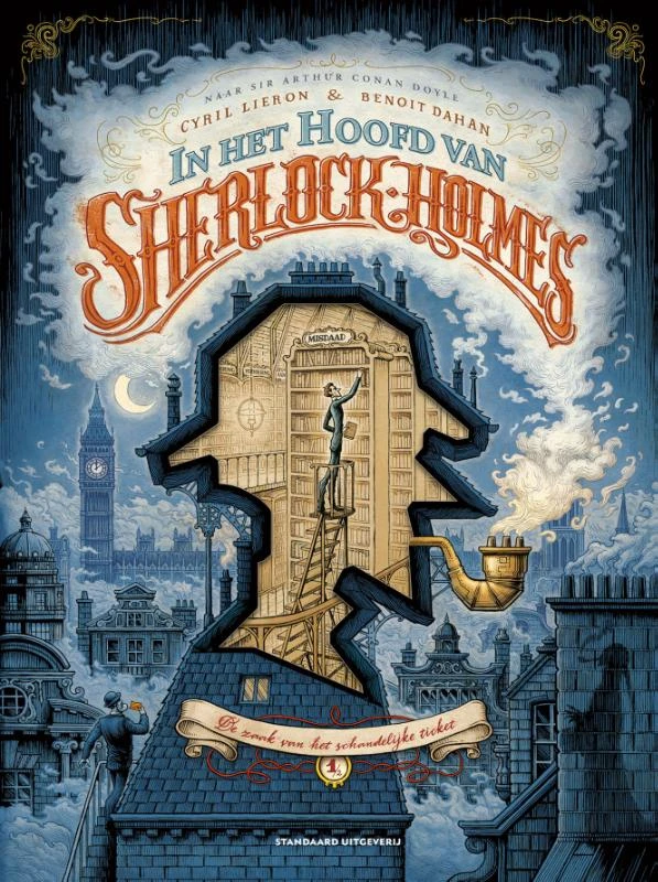 In het hoofd van Sherlock Holmes – Cyril Liéron – boek cover