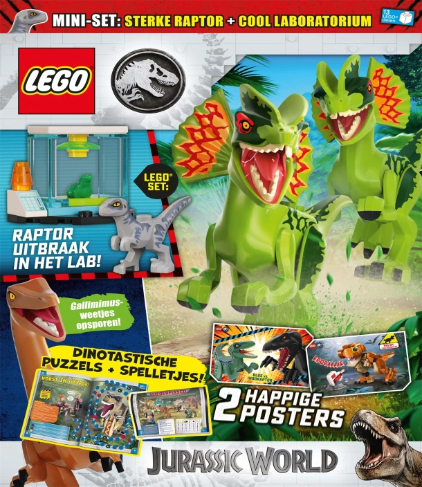 LEGO Jurassic World Magazine – boek cover