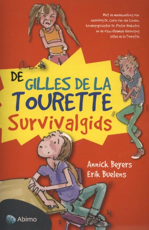 De gilles de la tourette survivalgids – Annick Beyers – boek cover