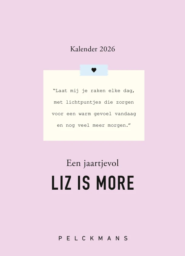 Een jaartjevol Liz is more 2026 – Liz is More – boek cover
