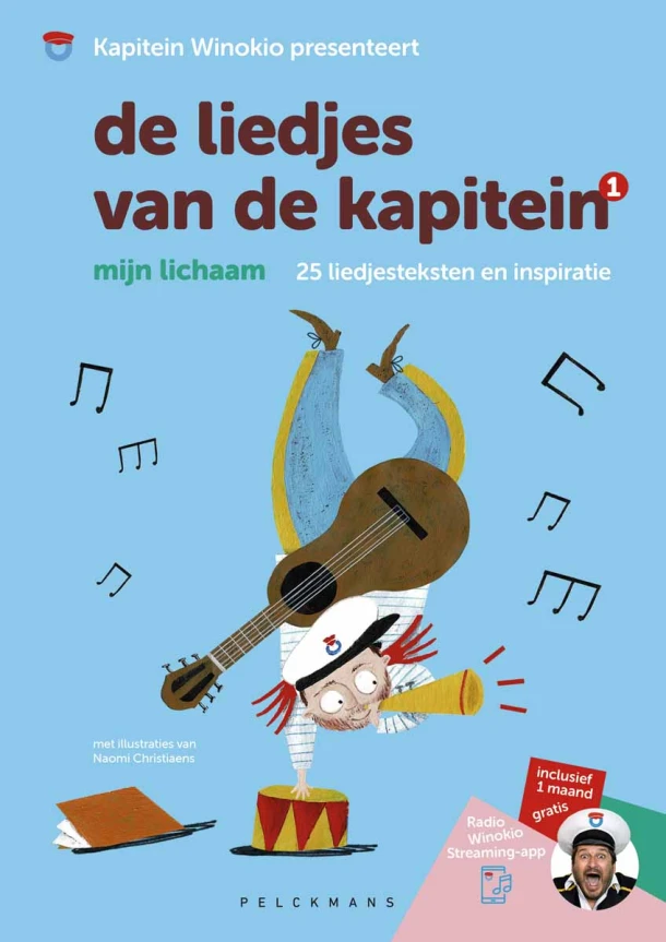 De liedjes van de kapitein: Mijn lichaam – Kapitein Winokio – boek cover