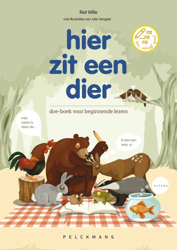hier zit een dier – Riet Wille – boek cover