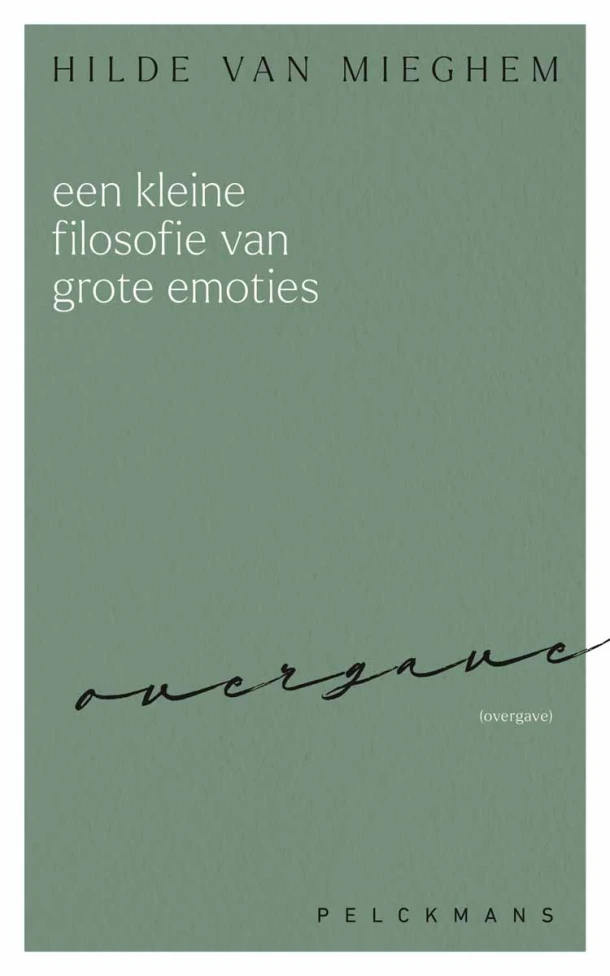 Een kleine filosofie van grote emoties – Hilde van Mieghem – boek cover