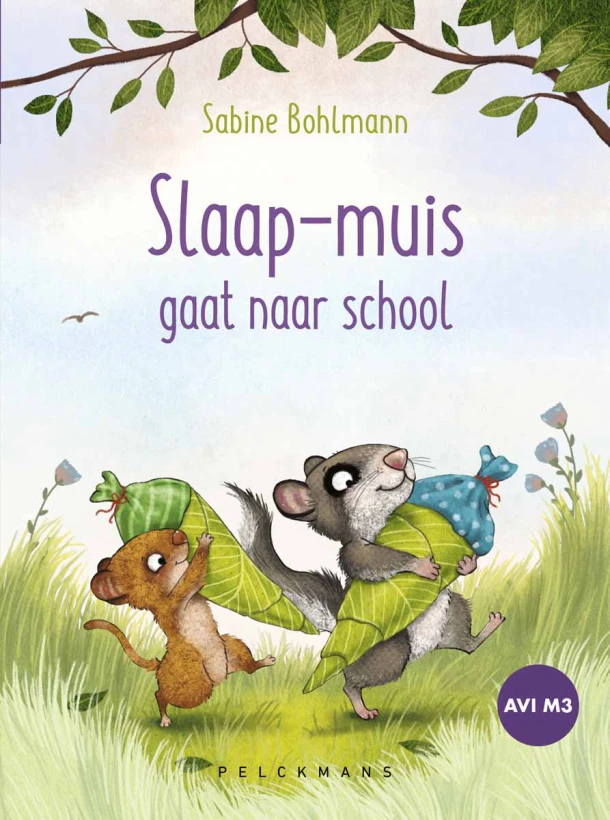 Slaap-muis gaat naar school (AVI M3) – Sabine Bohlmann – boek cover