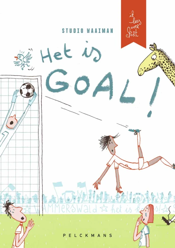 Ik lees over sport: Het is GOAL! – Studio Waaiman – boek cover