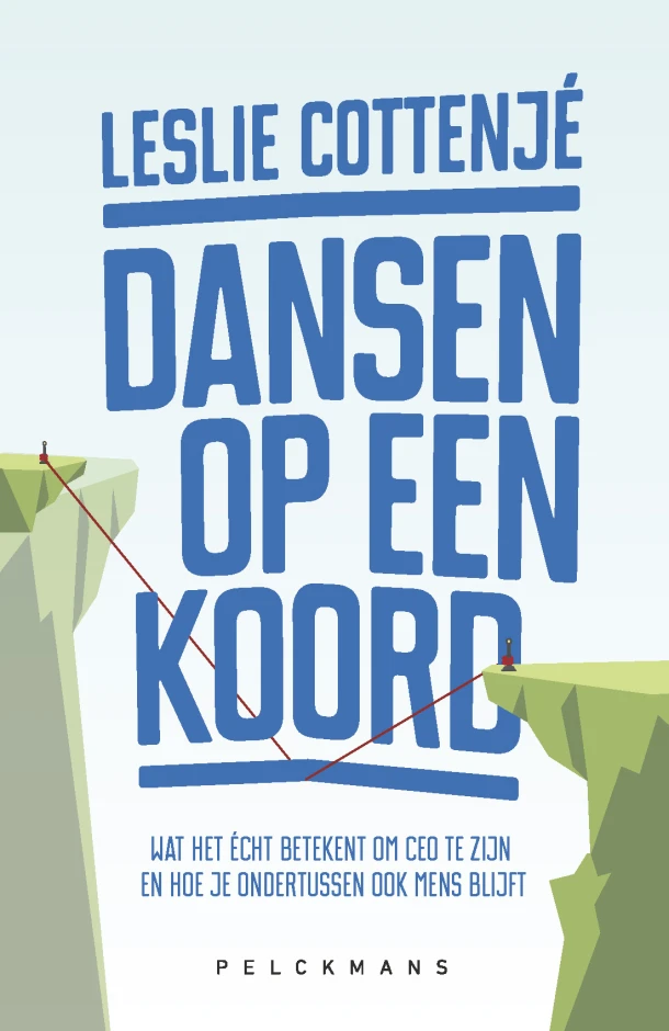Dansen op een koord – Leslie Cottenjé – boek cover