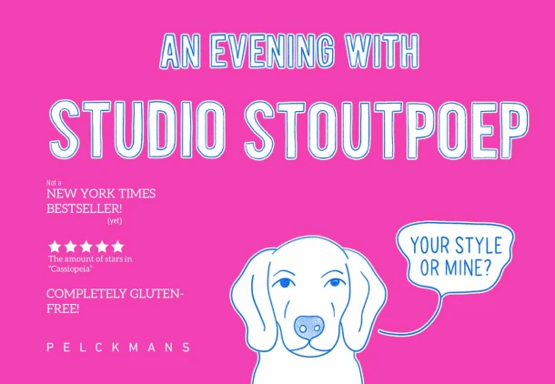 An evening with... Studio Stoutpoep! – Domien Delforge – boek cover