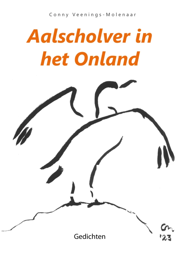 Aalscholver in het Onland – Conny Veenings-Molenaar – boek cover