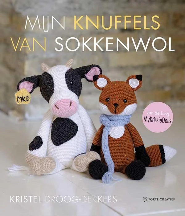 Mijn knuffels van sokkenwol – Kristel Droog-Dekkers – boek cover