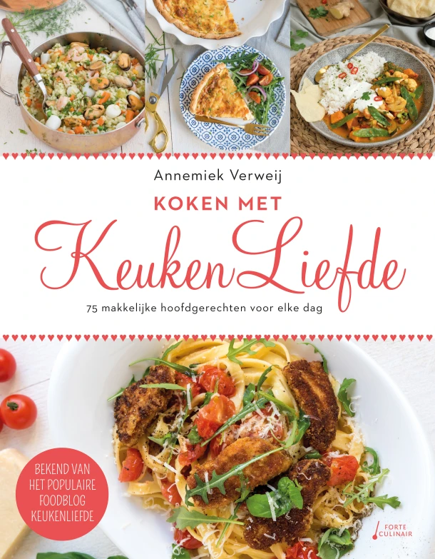Koken met keukenLiefde – Annemiek Verweij – boek cover