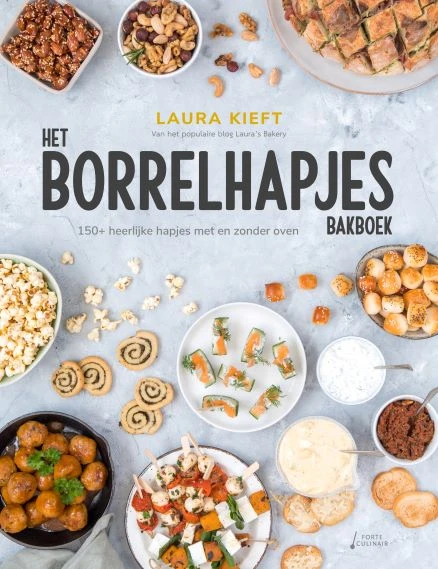 Het Borrelhapjes Bakboek – Laura Kieft – boek cover