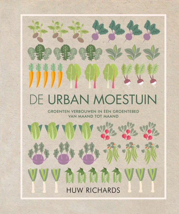 De urban moestuin – Huw Richards – boek cover