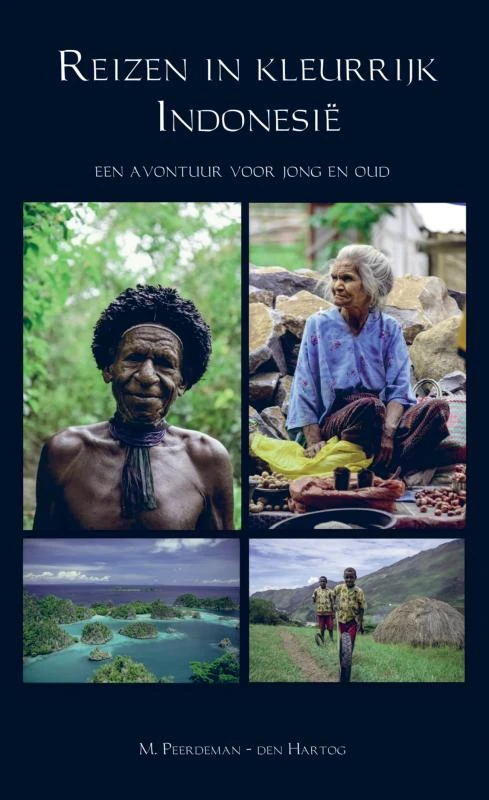 Reizen in kleurrijk IndonesiĆ« ā M. Peerdeman-den Hartog ā boek cover