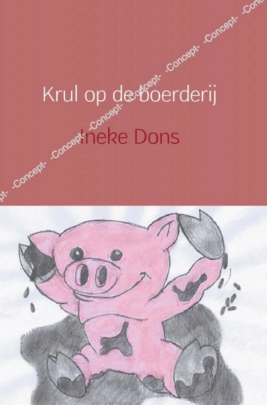 Krul nog steeds op de boerderij – Ineke Dons – boek cover