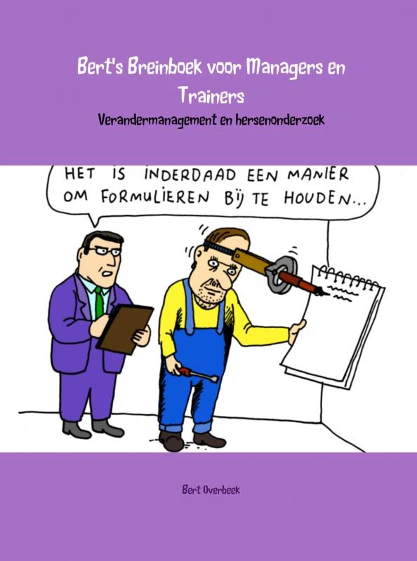 Bert‘s breinboek voor managers en trainers – Bert Overbeek – boek cover