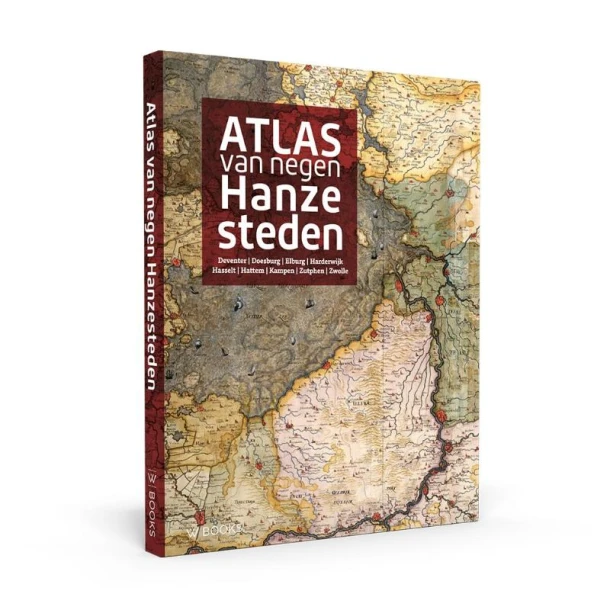 Atlas van negen Hanzesteden – Paul Brood – boek cover