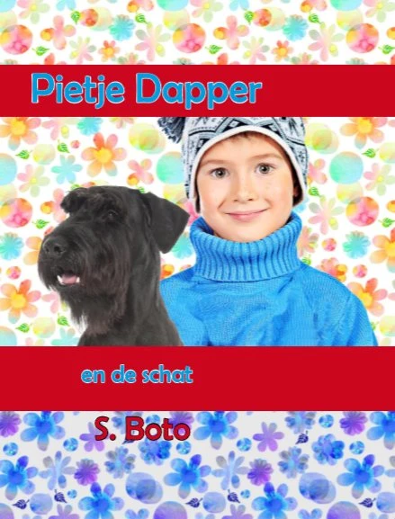 Pietje en de schat - Groteletterboek – S. Boto – boek cover