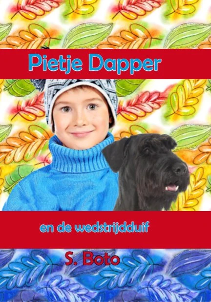 Pietje en de wedstrijdduif - Groteletterboek – S. Boto – boek cover