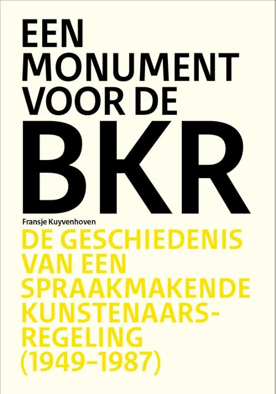 Monument voor de BKR – Fransje Kuyvenhoven – boek cover
