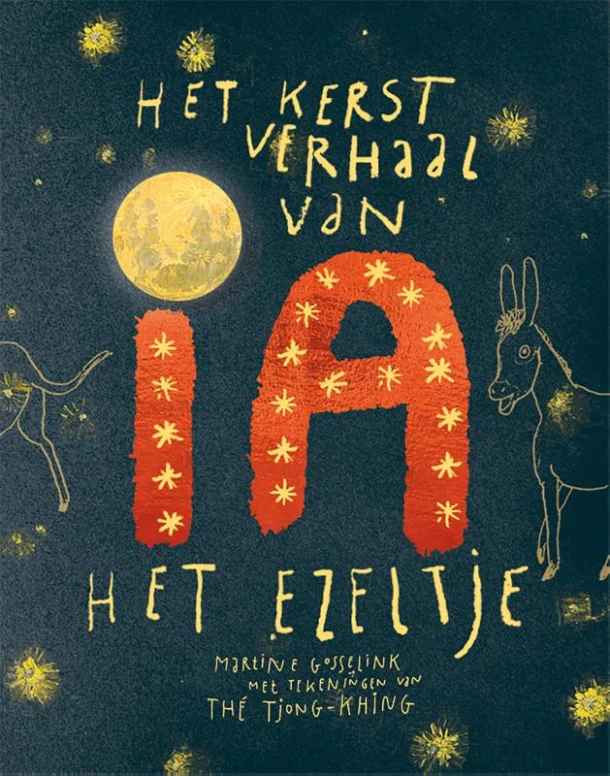 Kerstverhaal van 'Ia', het ezeltje – Martine Gosselink – boek cover